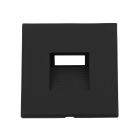 Cover Aluminium eckig 3 schwarz für Sys-Wall68