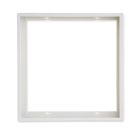 Surface mounting frame white RAL 9016, ht 5cm, for LED panels 600x600, pre-assemb. for quick mounting