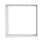 Surface mounting frame white RAL 9016, h 5cm, for LED panels 600x600, pre-assemb. for quick mounting