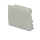 End cap EC77W white for profile PURE12 S, 1 pc