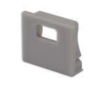 End cap EC78 for profile PURE12 S with cable gland, 1 pc