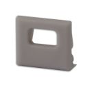 Tappo terminale EC82 per profilo SURF10 con cavo passante, 1 pz.