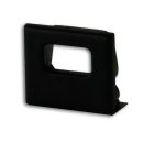Tappo terminale EC82B nero per profilo SURF10 con cavo passante, 1 pz.