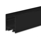 Profilo LED di lampada a plafone HIDE SINGLE alluminio nero RAL 9005, 200cm