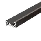 Profilé en applique LED FURNIT6 S aluminium noir RAL 9005, 200cm