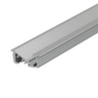 Profilé encastré LED FURNIT6 D aluminium anodisé, 200cm