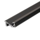Profilé encastré LED FURNIT6 D aluminium noir RAL 9005, 200cm
