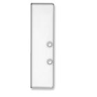 Endkappe EC94 Aluminium weiß RAL 9003 für Profil HIDE BOTTOM inkl. Schrauben