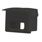 Embout de finition EC8B pour profilé DIVE12 avec presse-étoupe, noir, 1 pièce