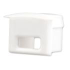 Embout de finition EC8W pour profilé DIVE12 avec presse-étoupe, blanc, 1 pièce