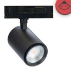 3-PH Track light focusable, 34W, 20°-70°, black matt, Meat 1900K