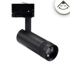 3-PH Track light focusable, 8W, 20°-55°, black matt, 4000K