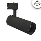 3-PH Track light focusable, 24W, 20°-55°, black matt, 4000K