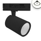 3-PH Track light, 35W, 38°, black matt, 4000K, CRI90