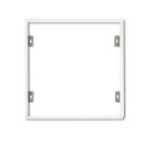 Surface mounting frame white RAL 9016, height 7cm, for LED panels 600x600, pluggable quick mounting