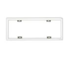 Surface mounting frame white RAL 9016, ht 7cm, for LED panels 300x1200, pluggable quick mounting