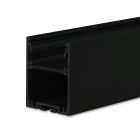 Profilo LED montato a superficie LAMP30 V1 alluminio nero RAL 9005, 200 cm