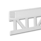 LED tile profile UP8, white RAL 9003 200cm