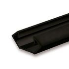 Profilé d'angle LED CORNER11n aluminium noir RAL9005, 200cm