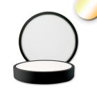 LED Ceiling light PRO black, 15W, round, DN170, ColorSwitch 2700|3000|4000K, dimmable