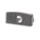 Endkappe EC224 für Profil MINI-AB V2, grau, mit Kabeldurchführung, 1 STK