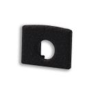 End cap EC226 for profile MAXI-AB V2 black, with cable gland, 1 pcs.