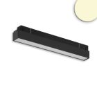 Track48 lumière linéaire 30cm noir, 10W, 120°, 48V DC, 3000K, IRC90, Line+, dimmable DALI