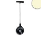 Track48 luminaire suspendu balle focus noir, 12W, 60°, 48V DC, 3000K, IRC90