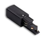3-PH DALI side infeed for surface mounted rail, N-conductor right, black