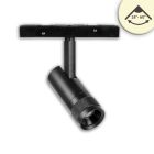 Track48 Projecteur sur rail noir, 7W, focalisable 14-40°, UGR