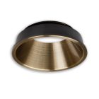 Cover per Spot LED e modulo LED SYS-GU10, ottone spazzolato, retrocesso, UGR