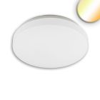 LED Ceiling light 13|18W, white round, DN280, IP64, 120lm/W, ColorSwitch 3000|4000|6000K