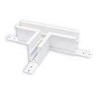 Track48 Binario a T orizzontale per binario da incasso, bianco, non raccordo elettrico