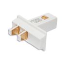 Track48 Multi X connettore per modulo base per binario montato a superficie, bianco, max. 6A, 4 poli