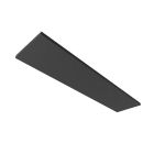 Acoustique absorbant H25 pour cadre lumineux avec format intérieur 320x1500mm, noir