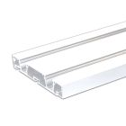 Profilé pour rideaux Curtain10 DOUBLE, blanc RAL9010, 200cm