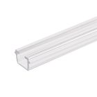 Inserto per tende trasparente, formato interno L=9,7, H=6,5mm, fessura 6mm, 200cm