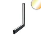 Track48 luminaire d'angle vertical noir, 20W, 120°, 48V DC, 1800-4000K,IRC90, Line+, DALI DT8