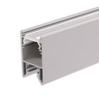 Profilo LED HALON alluminio verniciato a polvere argento, 300cm, striscia di raffreddamento a scatto