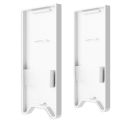 Tappo terminale EC120 con trappola per luce, bianco per profilo HALON con cover a U C63, 2 pezzi