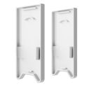 Tappo terminale EC121 con trappola per luce, bianco per profilo HALON con cover a U C68, 2 pezzi