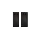 Endkappe Alu EC130 für Curtain10 ONE HIGH, 2 Stück, schwarz