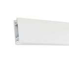 Wall profile Versa12 Up&Down with 42x21.5mm space for power supply, white 200cm
