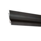 Wall profile Versa8 flat Up&Down, black, 200cm