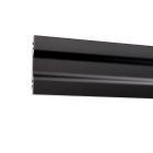 Profilo a parete Versa ultrapiatto nero, 200 cm