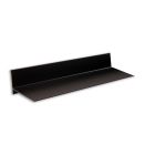 Supporto per scaffale 170 per profili a muro Versa, portata 35 kg, alluminio, nero, 92 cm