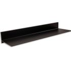 Supporto per scaffale 170 per profili a muro Versa, portata 45 kg, alluminio, nero, 122 cm