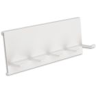 Portacucchiai per profili a parete Versa, bianco, 20 cm