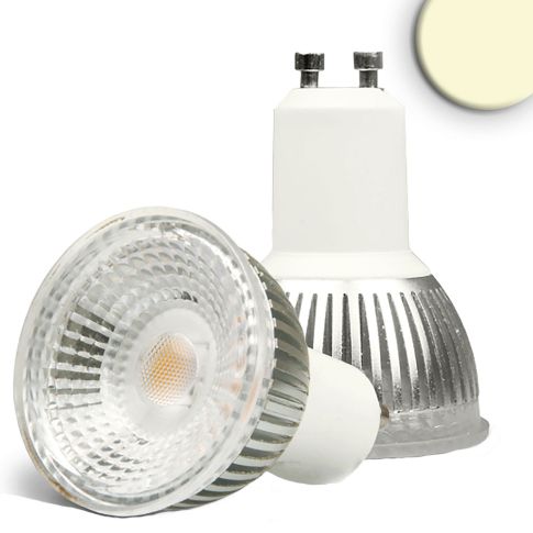 pinion Miljøvenlig Reproducere GU10 LED spotlight 6W GLAS-COB, 70°, warm white, dimmable
