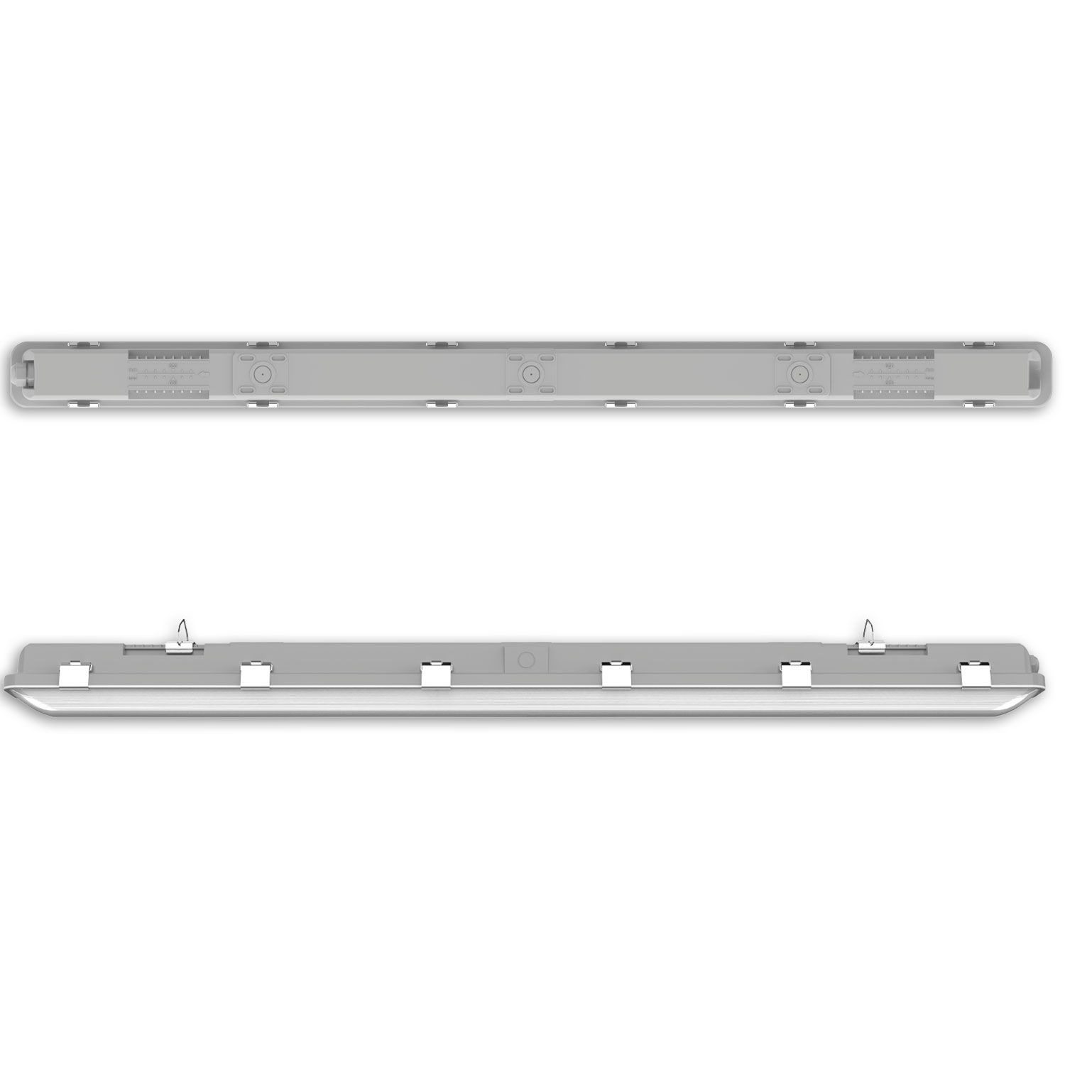 LED Wannenleuchte SL – montiert
